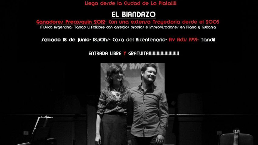 Sábado de tango y folclore