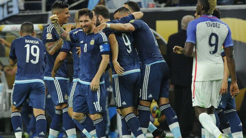 Argentina goleó a Estados Unidos y se metió en la gran final