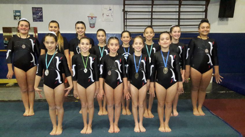 Exitosa participación de gimnastas de Ferro en Banfield