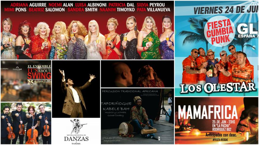 Otro fin de semana con muchos shows