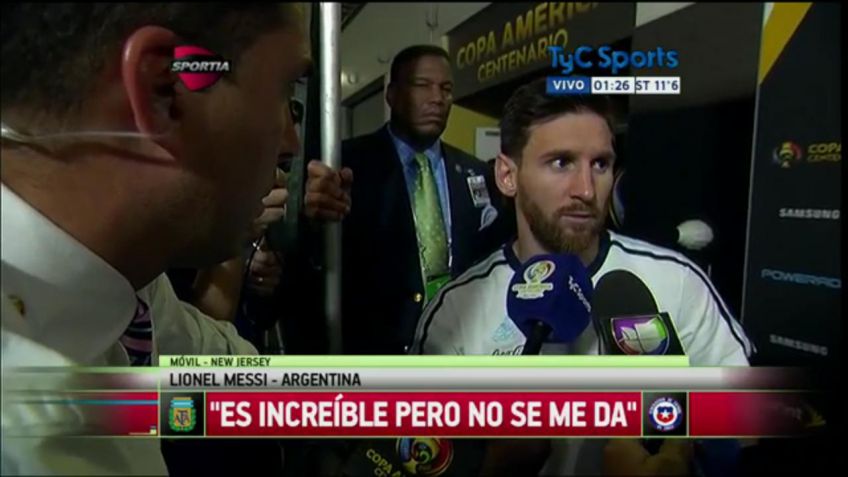 Messi: "Se terminó para mí la Selección"