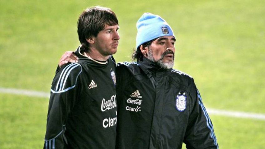 Maradona bancó a Messi: "Quiero luchar junto a él porque lo dejaron solo"
