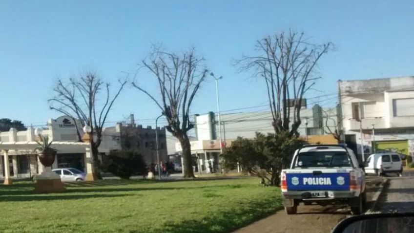 El patrullero estacionó donde quiso
