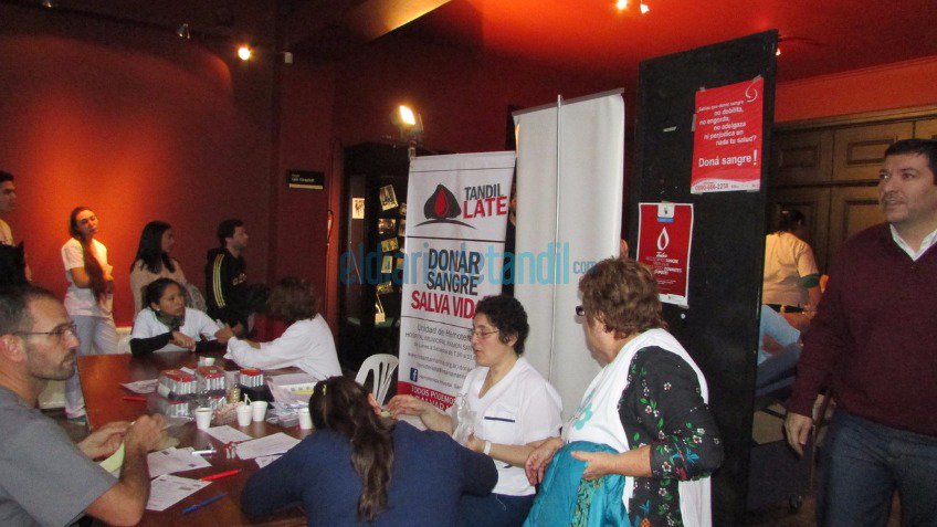 Importante participación de donantes de sangre 