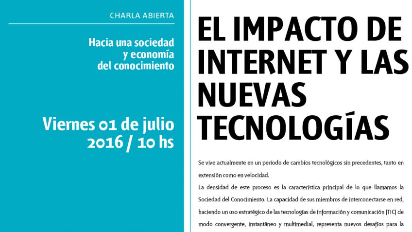 Charla sobre el impacto de internet y las nuevas tecnologías
