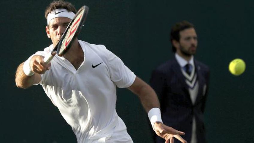 Del Potro se despidió de Wimbledon