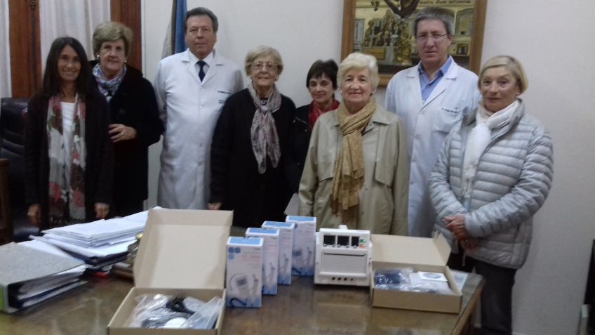 Importante donación de la Comisión de Damas al Hospital