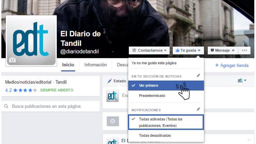 Cómo seguir informándote desde el Facebook