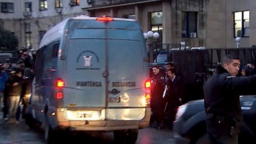 Báez y Pérez Gadín fueron trasladados a Comodoro Py para declarar ante Casanello