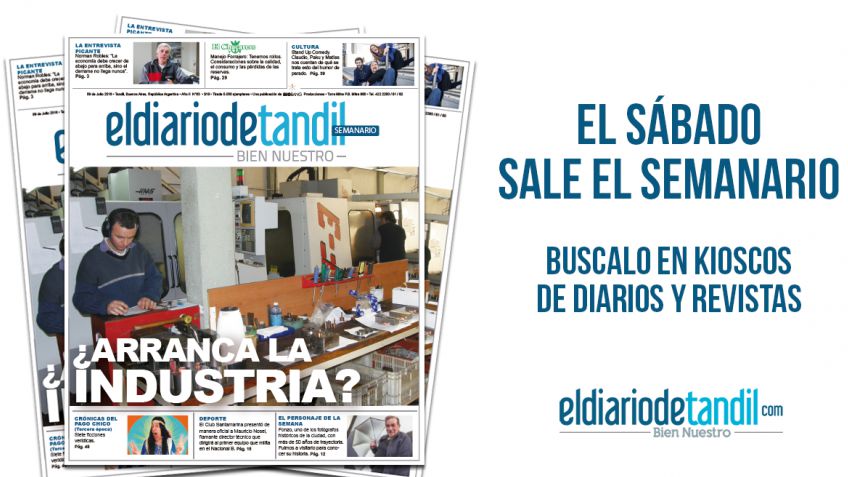 "¿Arranca la industria?", la tapa del Semanario de este sábado