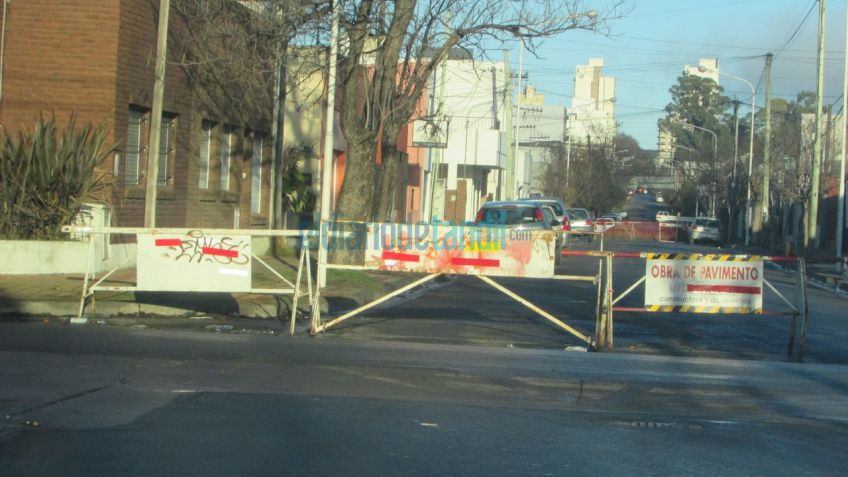 Cortes de calle por repavimentación