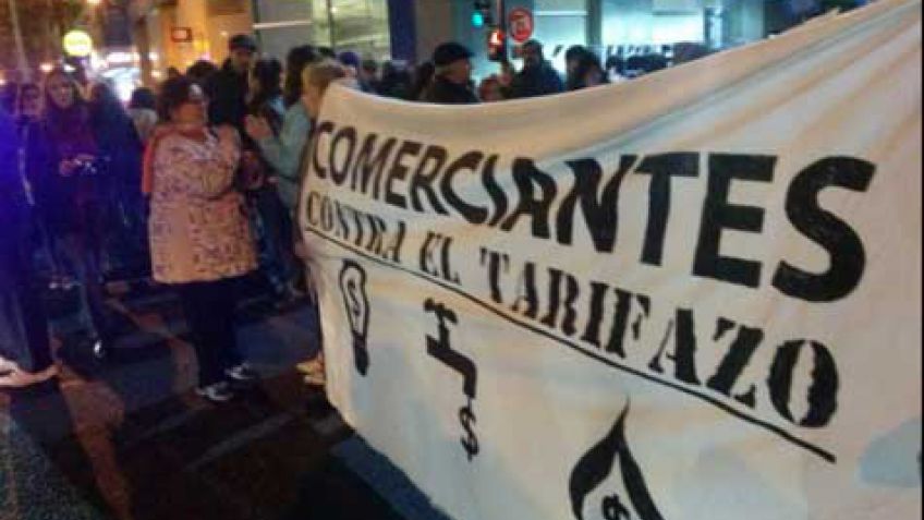 Primera protesta contra el tarifazo