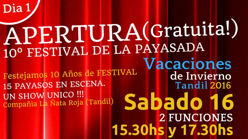 Comienza hoy el Festival de la Payasada