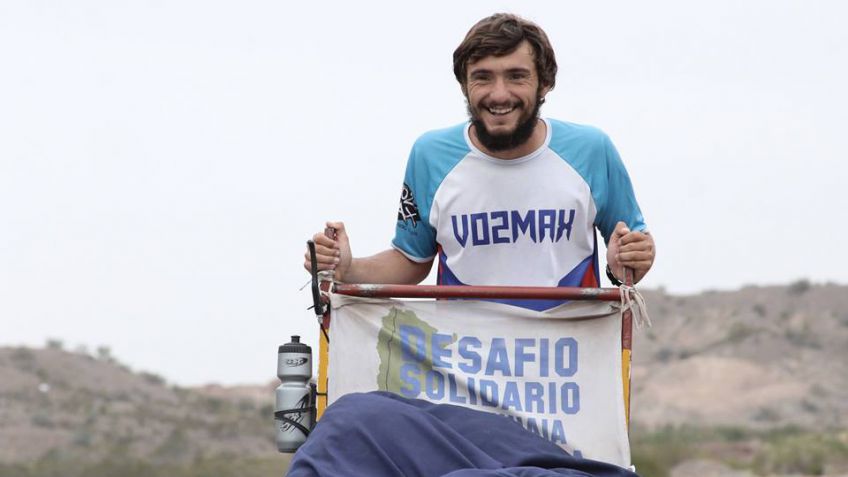 Martín, a poco más de 60 kilómetros del objetivo