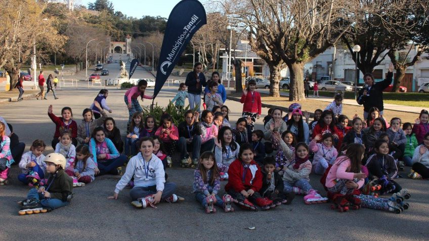 Los más chicos se divirtieron en el primer día de Vacaciones Sobre Ruedas
