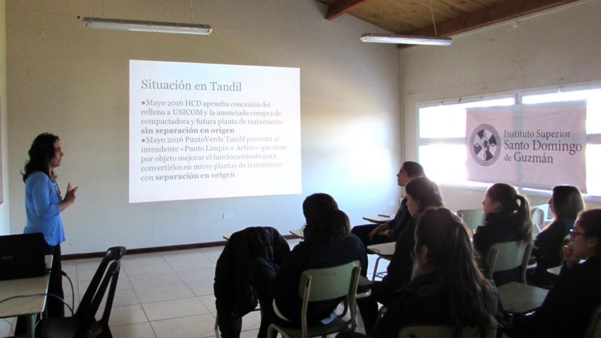 Encuentro en Santo Domingo sobre la situación medioambiental de Tandil