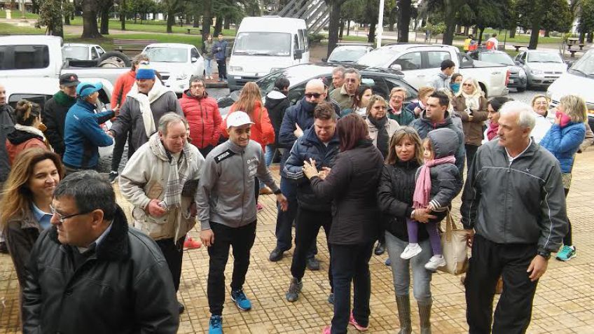 Rueda: un regreso con poca gente y mucho afecto