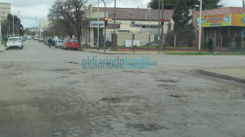 Maipú y Santamarina, "bombardeada"