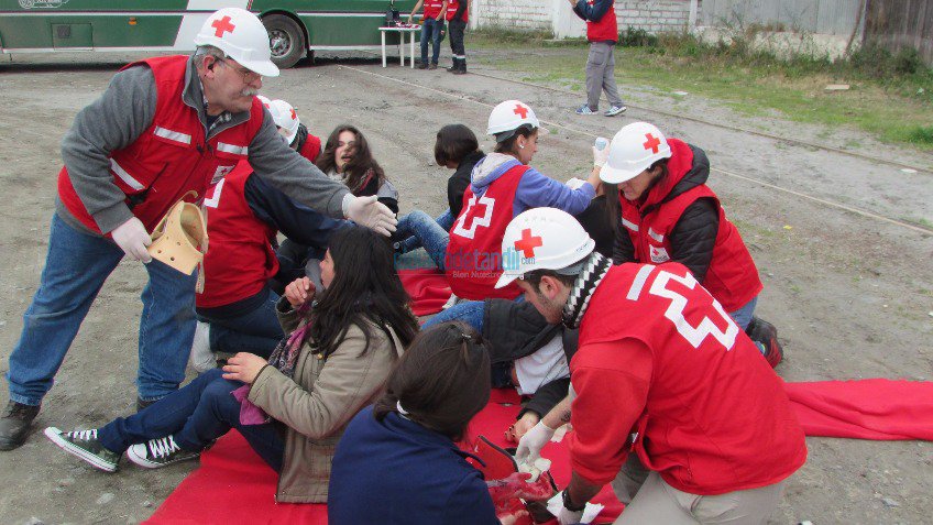 Espectacular despliegue en un simulacro de emergencia 