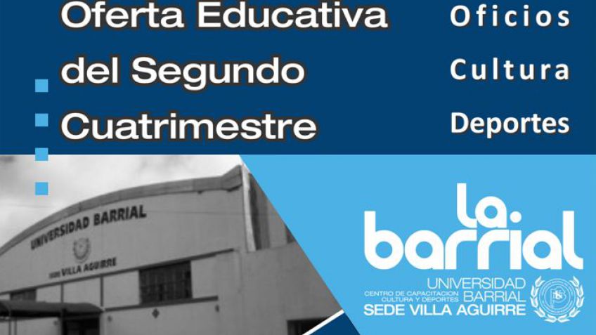 Universidad Barrial inscribe en cursos de oficios