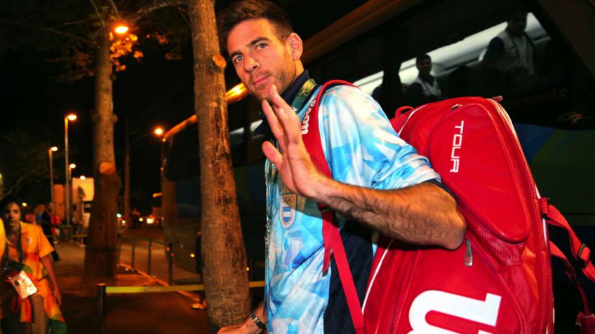 Del Potro: "Djokovic no debe estar muy contento"