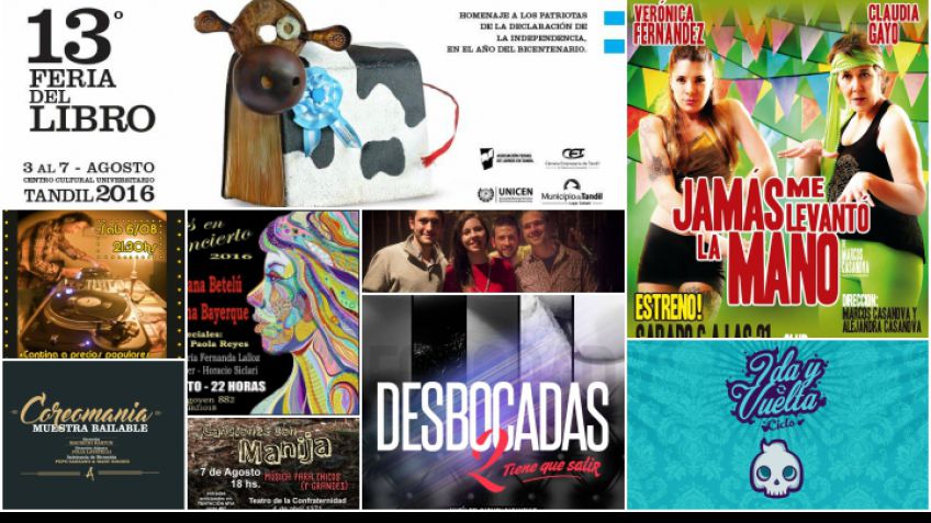 La más completa agenda artística del fin de semana