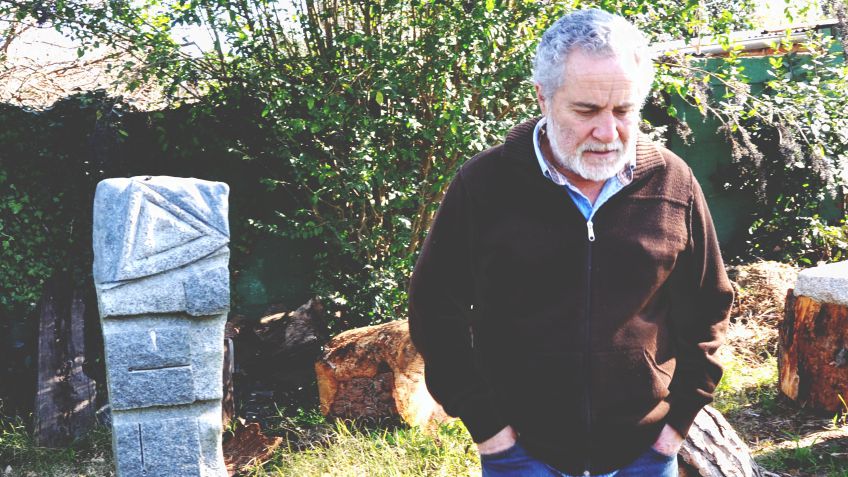 Sensible como su arte y noble como el granito