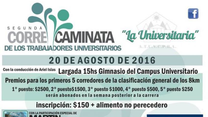 Se viene la 2da. Correcaminata Universitaria