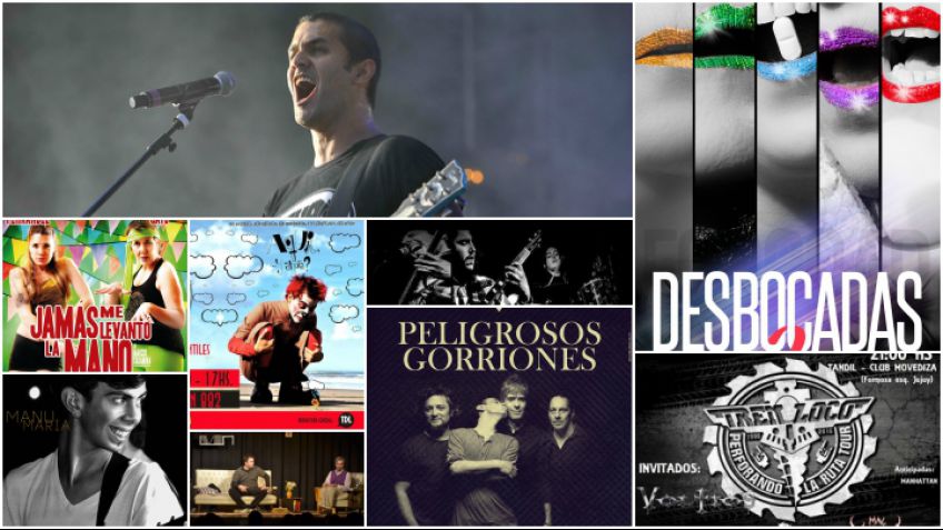 Toda la agenda artística del fin de semana