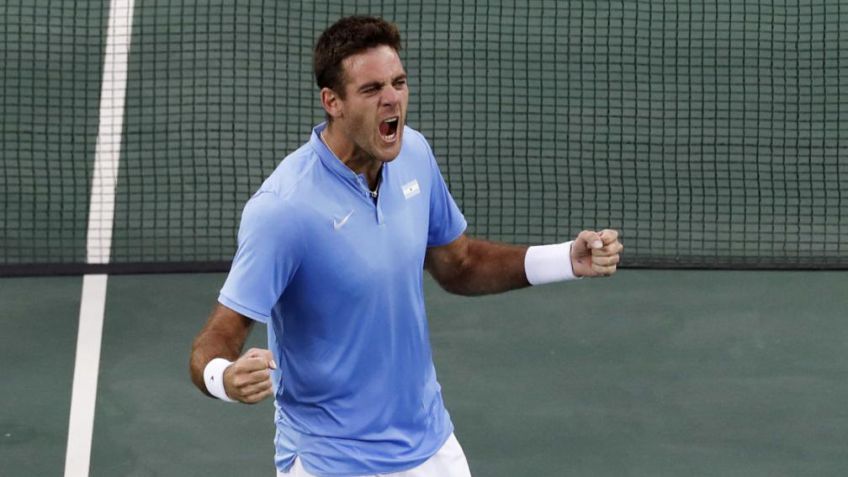 Del Potro está en semifinales y como mínimo luchará por el bronce