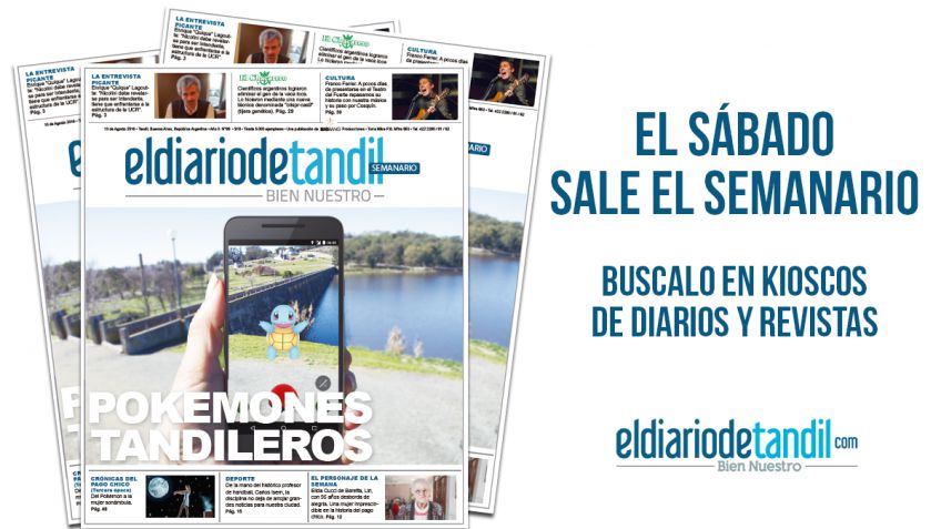"Pokemones tandileros", la nota de tapa del Semanario