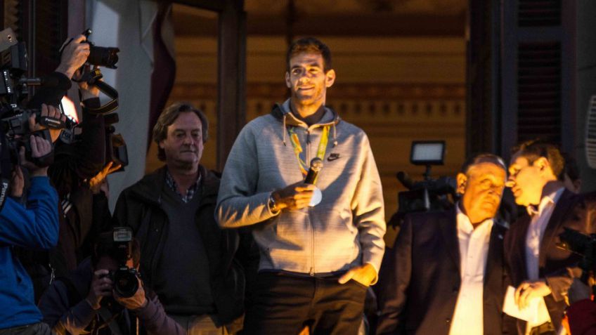 La bienvenida a Delpo en imágenes