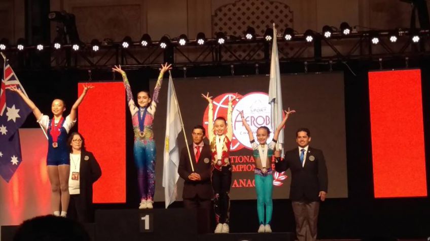 Cuatro medallas para Regina Palladini en Las Vegas