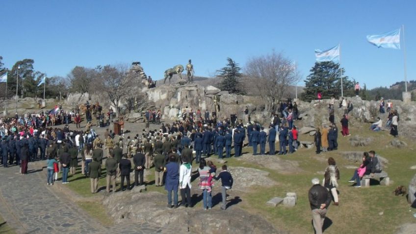 Tandil le rindió tributo al "Padre de la Patria"