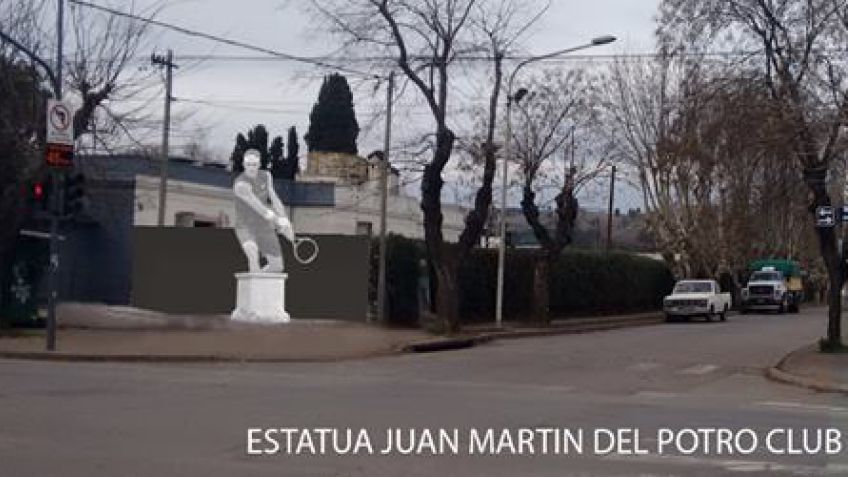 Presentan una imagen aproximada de la estatua a Delpo