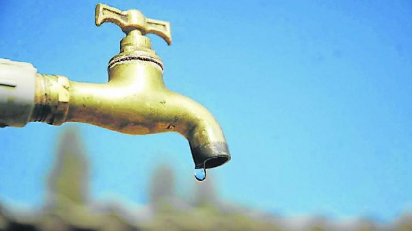 Corte del servicio de agua por tareas de mantenimiento