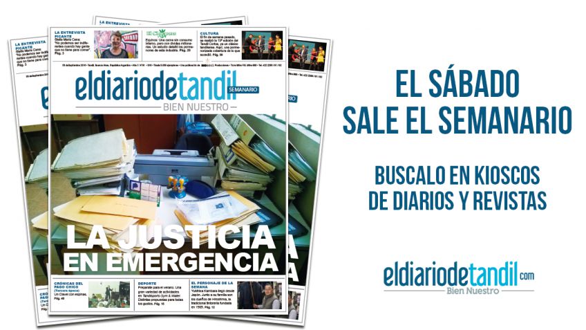 "La justicia en emergencia", la tapa del Semanario