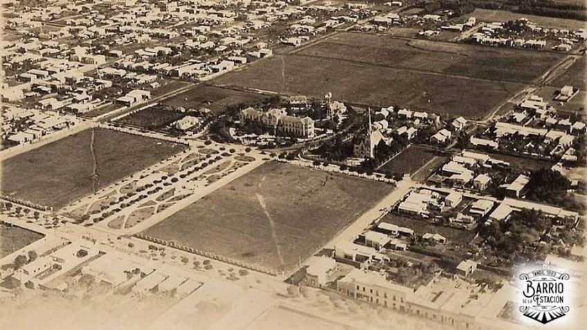 El hospital y algo más desde el aire