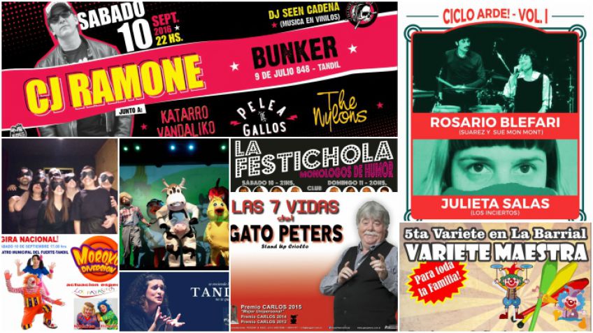 Shows por todos lados este fin de semana
