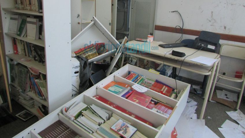 Numeroso y dañino robo en la Escuela Secundaria Nº 15