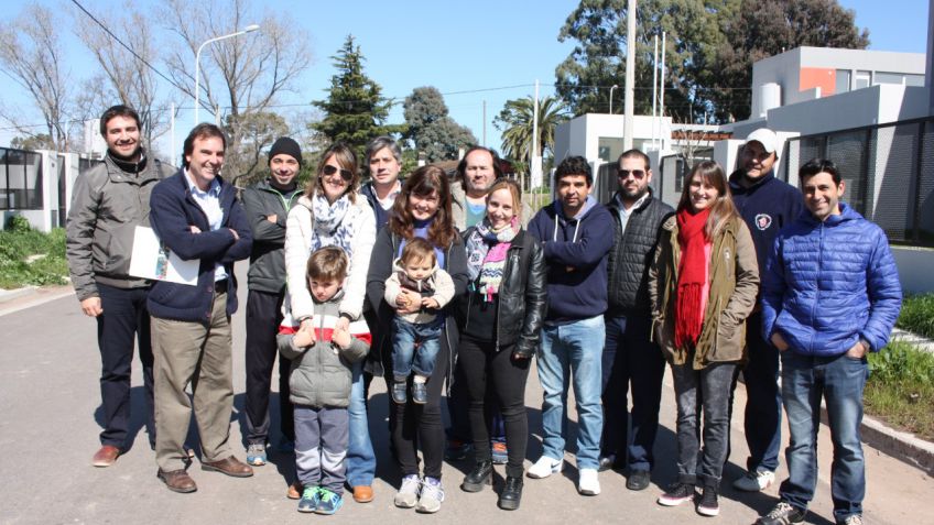Beneficiarios del Procrear visitaron las obras