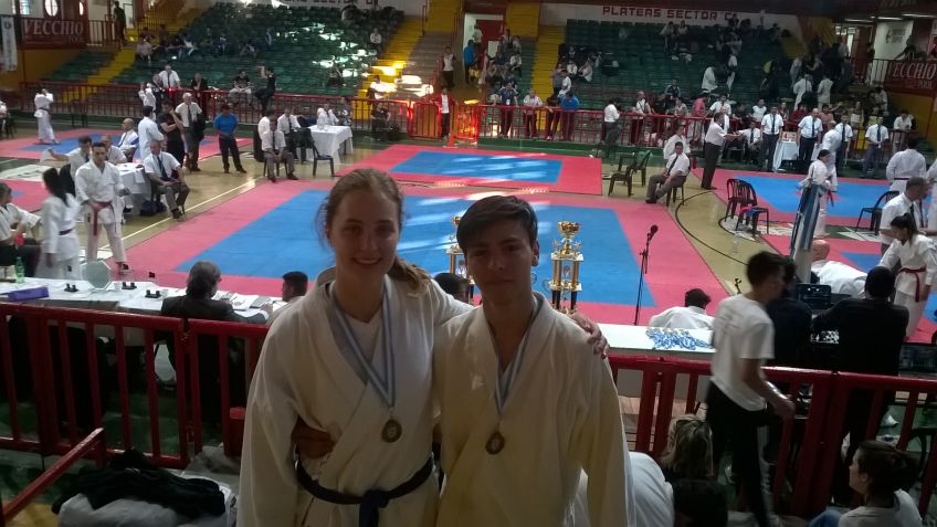 Dos tandilenses obtienen bronces en el Torneo Argentino de Karate Oficial 