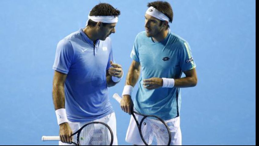 En el dobles, Del Potro dice presente junto a Leonardo Mayer