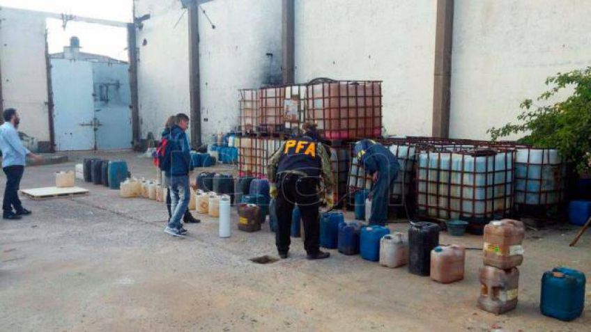 Siete detenidos y una gran cantidad de precursores químicos secuestrados