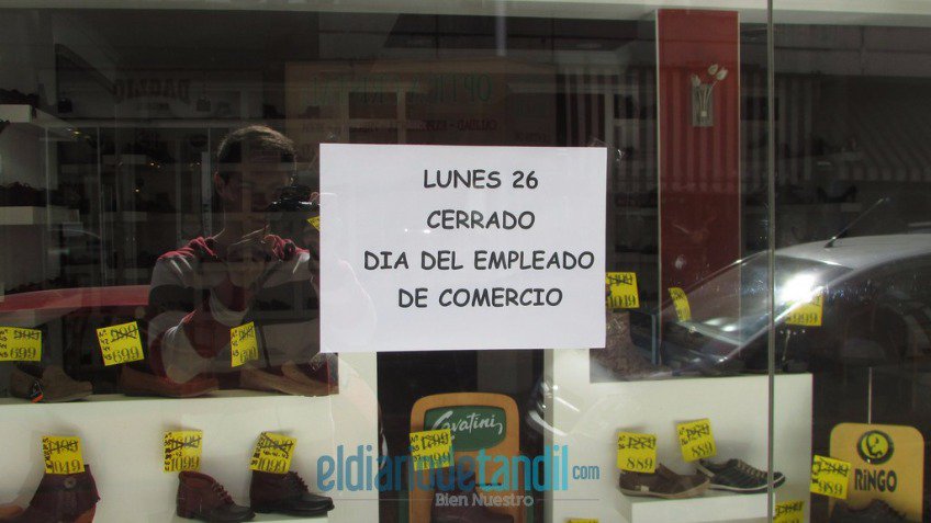 Alto nivel de cierre por el Día del Empleado de Comercio