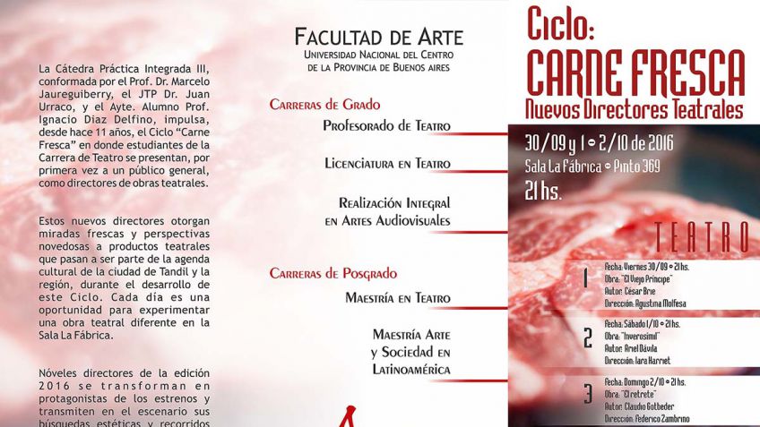 Ciclo "Carne Fresca" en La Fábrica