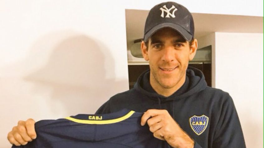 Delpo se quedó con la camiseta de Carlitos