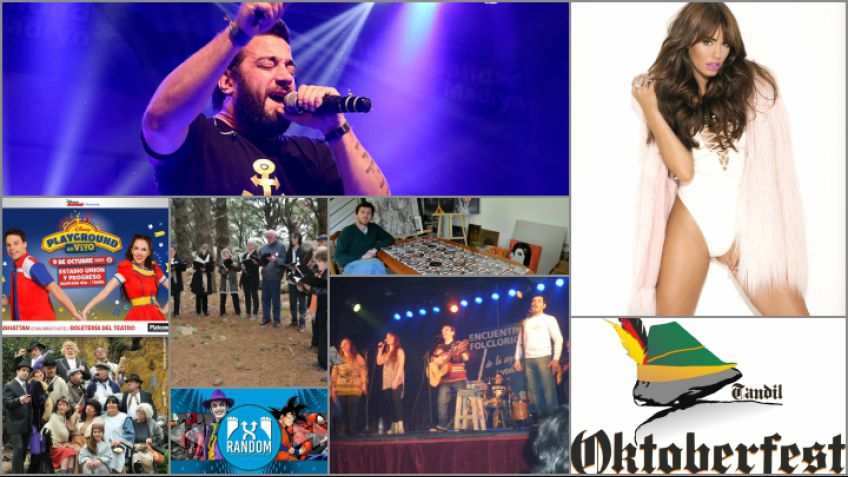 Los shows para el finde largo