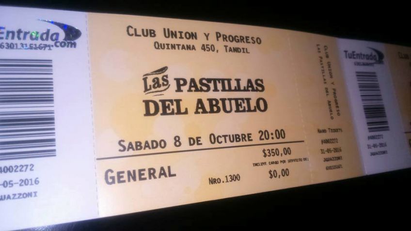 Ganadores de entradas para Las Pastillas del Abuelo