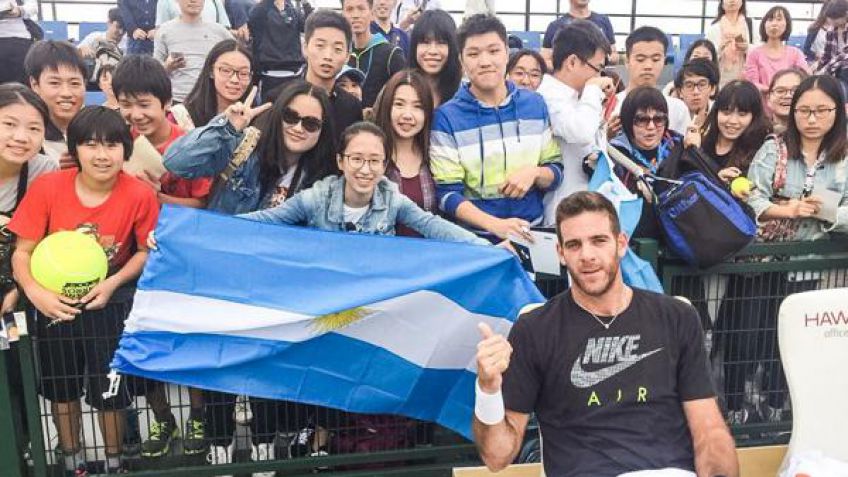 El mensaje de Juan Martín Del Potro que generó una locura en Shanghai